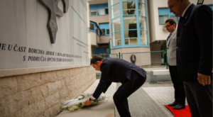 Aydın, Saraybosna’da şehitlik töreni ve Beyaz Tabya açılışına katıldı