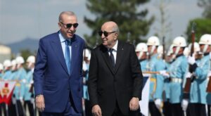 Erdoğan, Cezayir Cumhurbaşkanı Tebbun ile görüştü