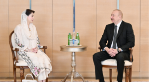 Aliyev, Pakistan Pencap Eyaleti Başbakanını kabul etti