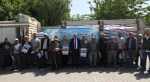 Aydın’dan Didim’de üreticilere yem desteği