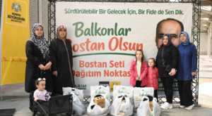 Konya’da “Balkonlar Bostan Olsun” projesi başladı