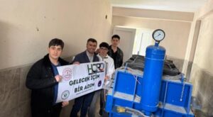 Trabzon’da öğrencilere atık su arıtma eğitimi verildi