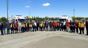 Şanlıurfa’da kadın 112 personeline yönelik ambulans sürüş güvenliği eğitimi verildi