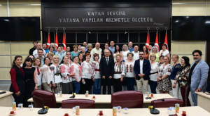 Romanyalı heyet Kepez’de Antalya Kütüphanesi’ni inceledi