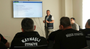 Düzce İtfaiyesi doğalgaz yangınlarına müdahale eğitimi aldı