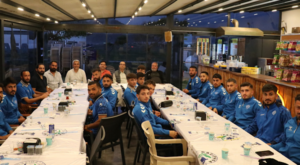Başkan Yılmaz’dan futbolculara destek