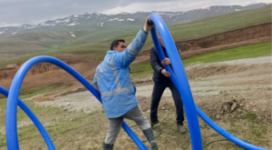 VASKİ’den Özalp’ta içme suyu hattı çalışması